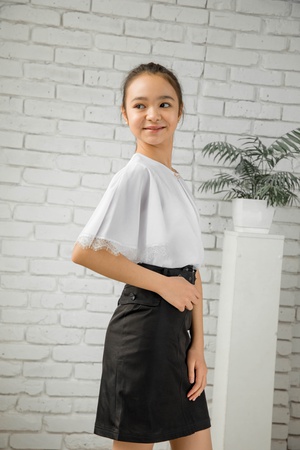 Школьная подростковая блузка