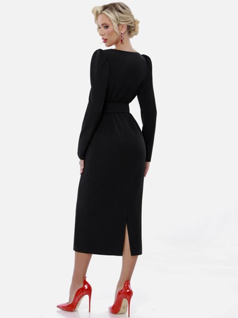 Kemerli bayram gece elbisesi