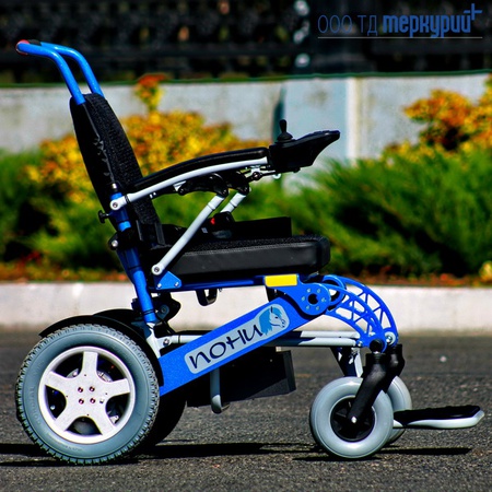 Katlanabilir elektrikli tekerlekli sandalye &quot;Pony-130&quot;