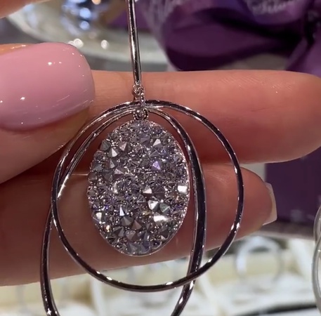 Серьги из кристаллов Swarovski