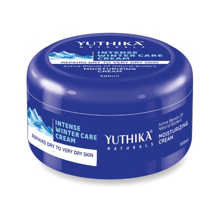 Yuthika Intense Winter Care Cream 100ml | Non Greasy Daily Moisturizer | For Dry, Rough & Very Dry Skin | Face Cream for Women & Men