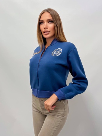 Бомбер укороченый