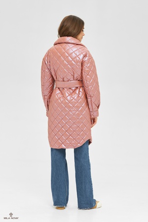 MILA NOVA COAT PV-216 KOR TERRACOT