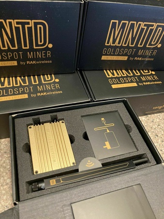 MNTD Rak Helium Miner Limited Edition GOLDSPOT 8GB RAM