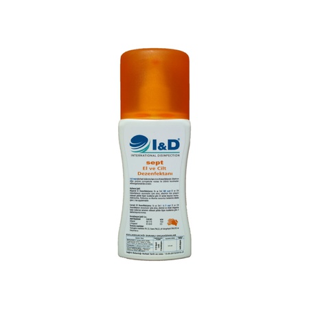 100 ml I&D sept Spray, alkol bazlı el & cilt dezenfektanı