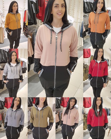 Damen Hoodie Körpergröße: (S, M, L, XL, XXL)