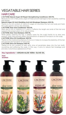 L'ACTONE VEGATABLE HAIR  SERIES  400ML