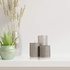 AuraDecor Set of 3 Silver Pillar Candles in a Gift Set ( 3*3, 3*4, 3*6 inch )