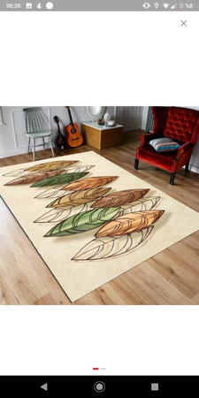 Dijital Baskılı Kaymaz Taban Halı