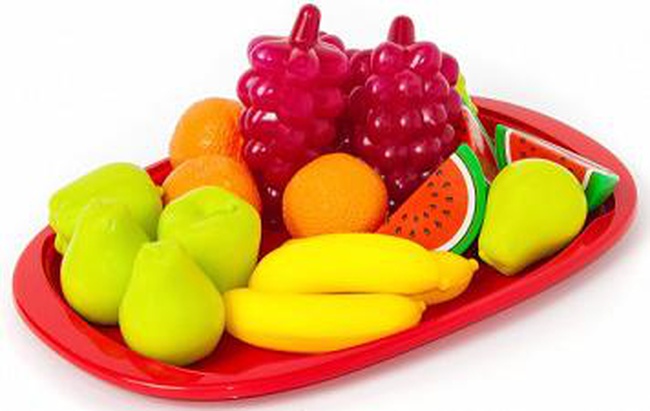 Набор "Фрукты Овощи" с разносом (32шт)
