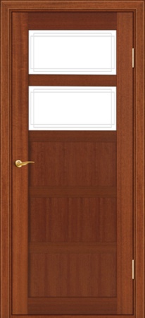 Двери Тип 270ДФО Красное дерево