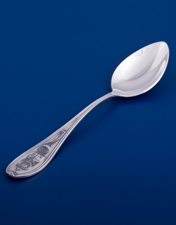 Детская серебряная ложка №17