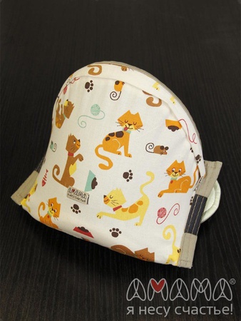 Хипсит Амама, кошечки на бежевом