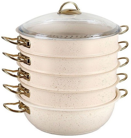 Пароварка - мантоварка гранит