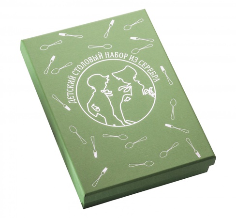 Набор 3 предметный М-23 "Детский" серебро