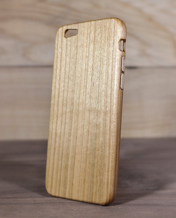 Деревянный монолитный чехол для телефона
