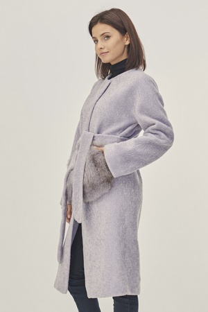 Пальто женское Silverfox модель 808 Лаванда