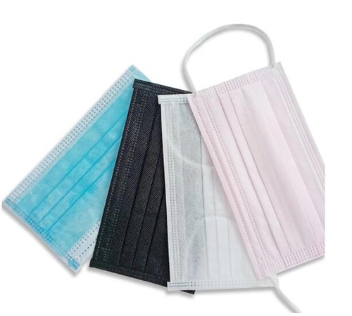 Хирургическая маска для лица / Одноразовая нетканая 3-слойная маска для лица