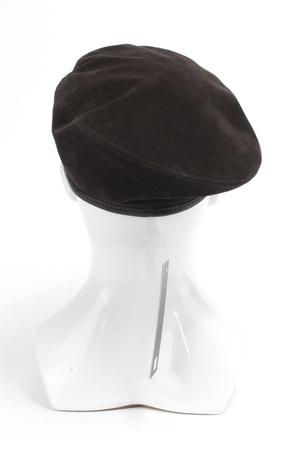 Берет из замши 73112