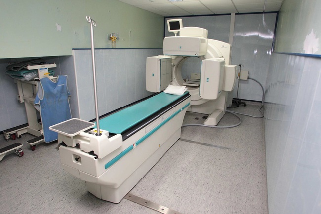 Tıbbi bir klinik için ekipman.