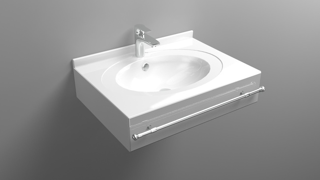 Раковина Фокус 65 + полотенцедержатель