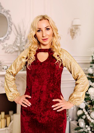 Вельветовое женское платье