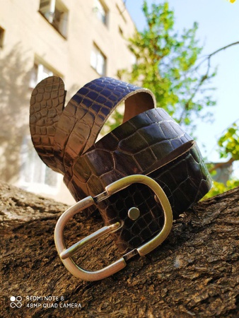 Мужские и Женские ремни ручной работы из Итальянской кожи.