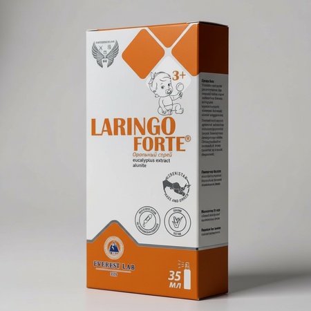 Ларинго Форте — антисептический спрей для горла и полости рта у детей