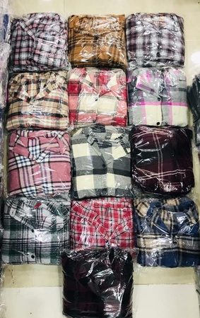 рубашка дровосека с карманами кенгуру