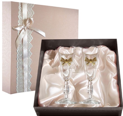 НАБОР СВАДЕБНЫХ БОКАЛОВ РЕТРО №22