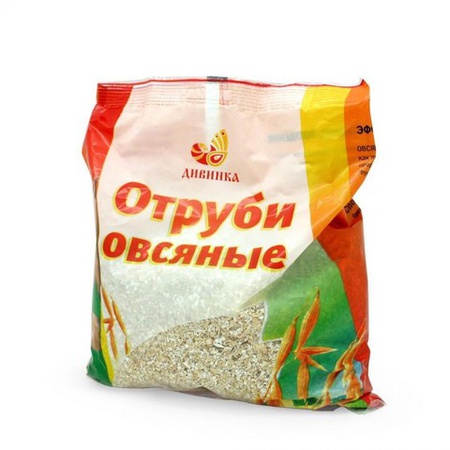 Yulaf kepeği, Divinka, şeffaf torba, 400 gr