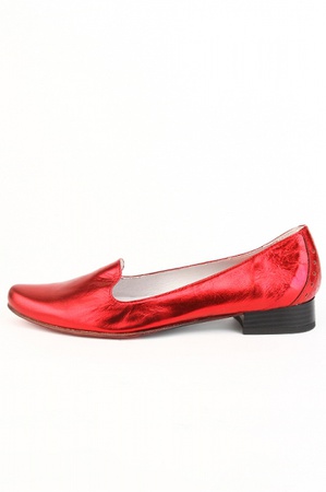 Красные туфли без каблука pf006