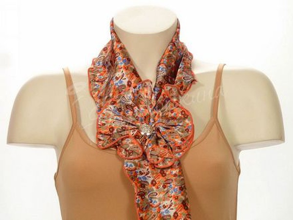 Шарф Jabot-атласный