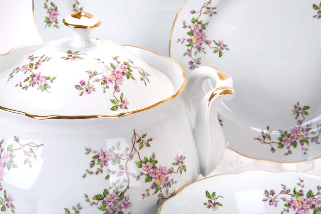 Сервиз столовый 29 предм. Аппетитный Цветение