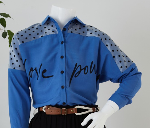 Yarasa Kol Kız Çocuk Gömlek / Uzun Etek