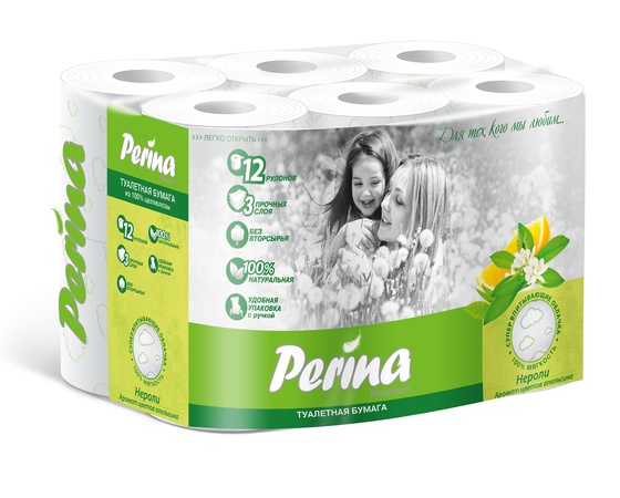 Tuvalet kağıdı PERINA Neroli 3 kat 12 adet / paket