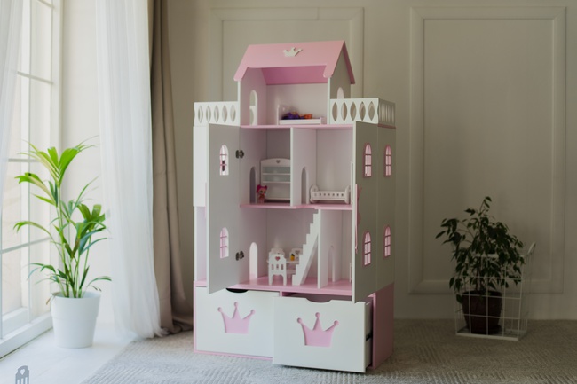 Dollhouse "Ballerina" (White-pink)