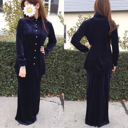 Двойка рубашка с юбкой