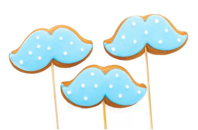 пряник "усы" на палочке