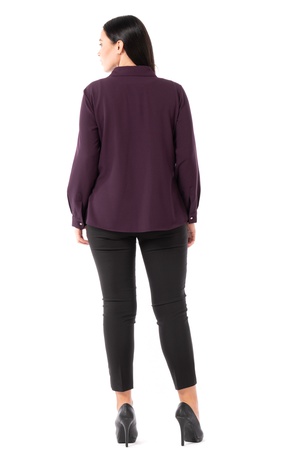 Büyük Beden Klasik Patlı Gömlek