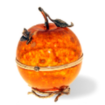 Baltık kehribar kutusu "Cennet elması"