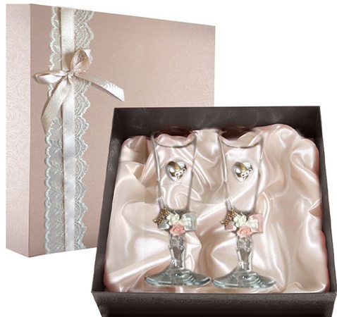 НАБОР СВАДЕБНЫХ БОКАЛОВ РЕТРО №26