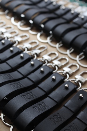 Hakiki deriden yapılmış anahtarlık kahyası