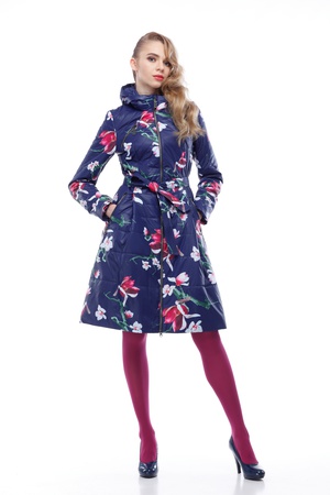 Пальто стеганое Аврора