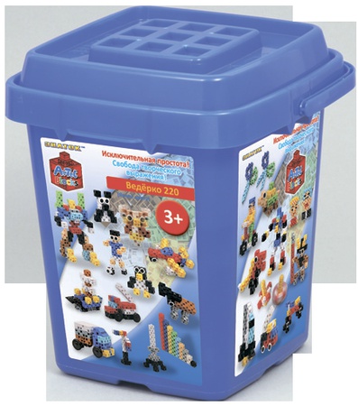 Синее ведёрко (яркие цвета) — 220 деталей