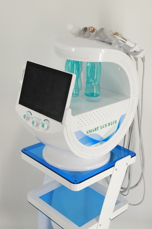 Aqua Cilt Beyazlatıcı Hidro Oksijen Yüz Masajı Soyma Güzellik Makinesi 7 İçinde 1 Büyük Kabarcık Yüzleri