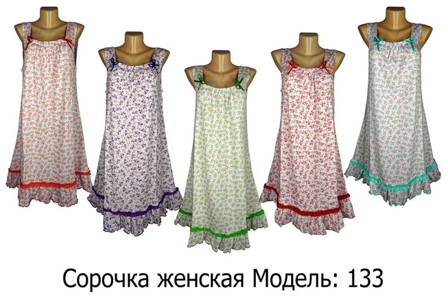 Футболки, сорочки, пижамы, туника, майки, нижнее бельё и т.д.