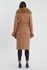 Cashmere Coat Collar Sleeve Fox Fur - Relaxed Fit