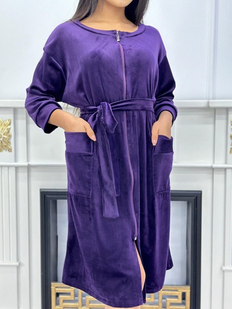 Женский халат оверсайз из ткань бамбук