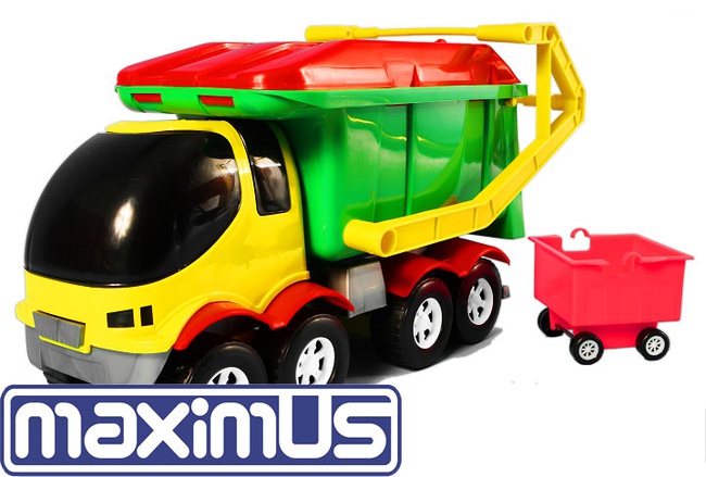 Автомобиль МУСОРОВОЗ ПАНДА (6шт)